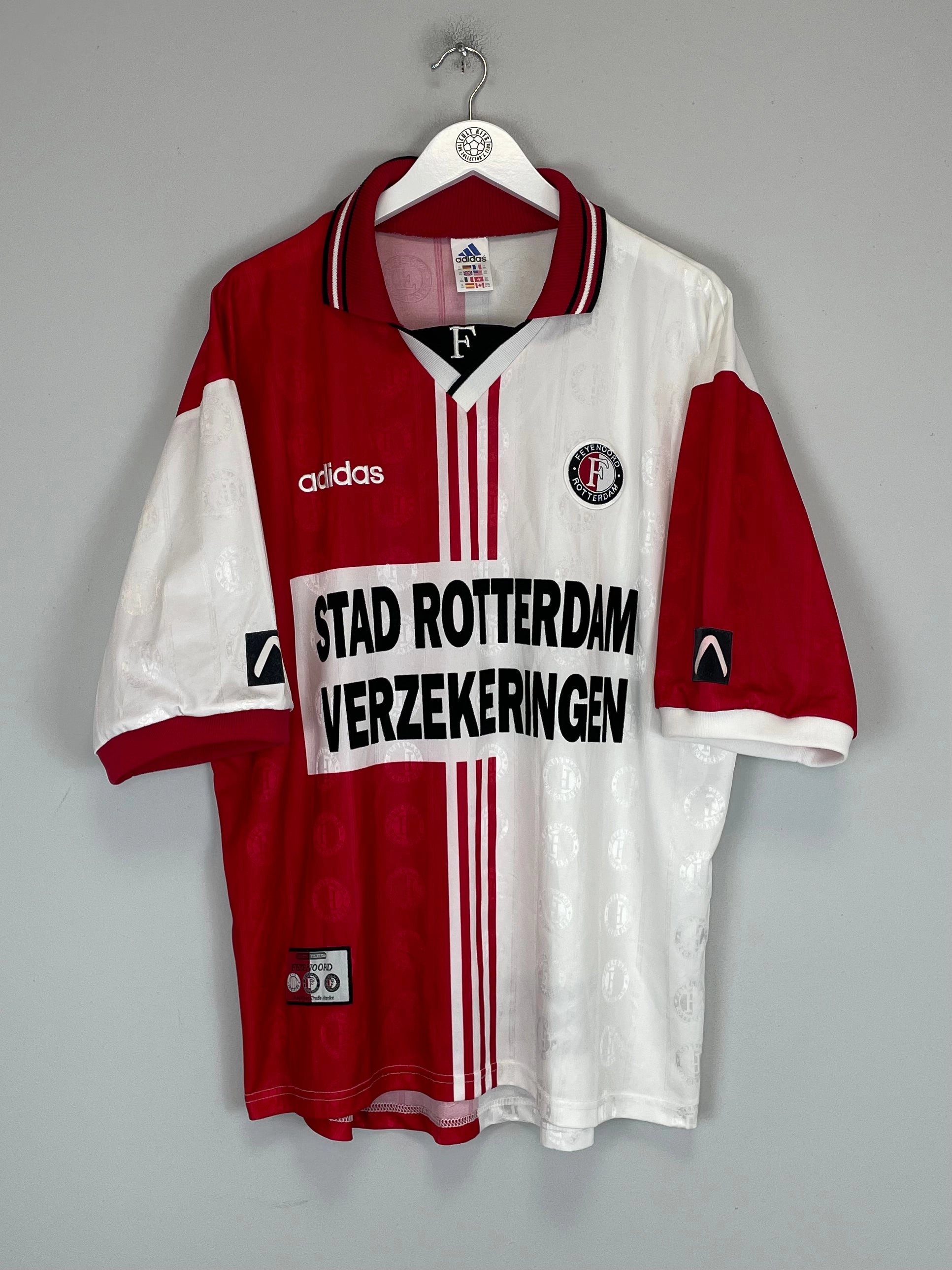 Running Style Breeze Control 1997/98 FEYENOORD HOME SHIRT (XXL) ADIDAS