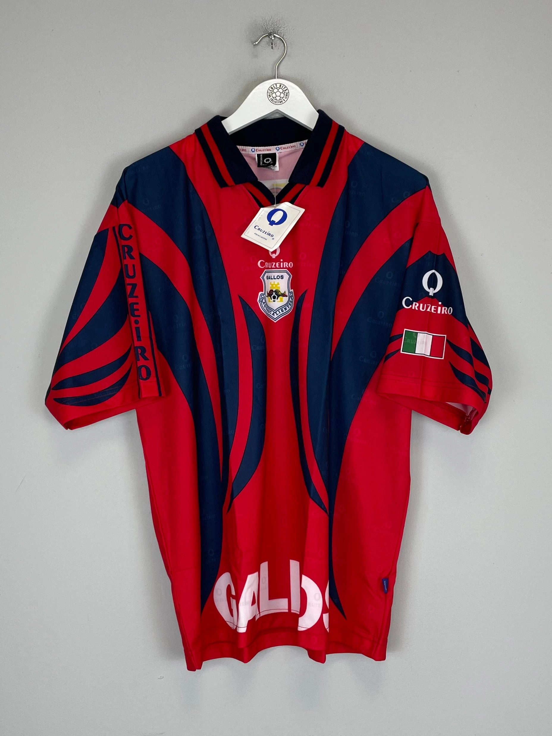 Simple Layer 1997/98 GALLOS DE AGUASCALIENTES *BNWT* AWAY SHIRT (L) CRUZEIRO