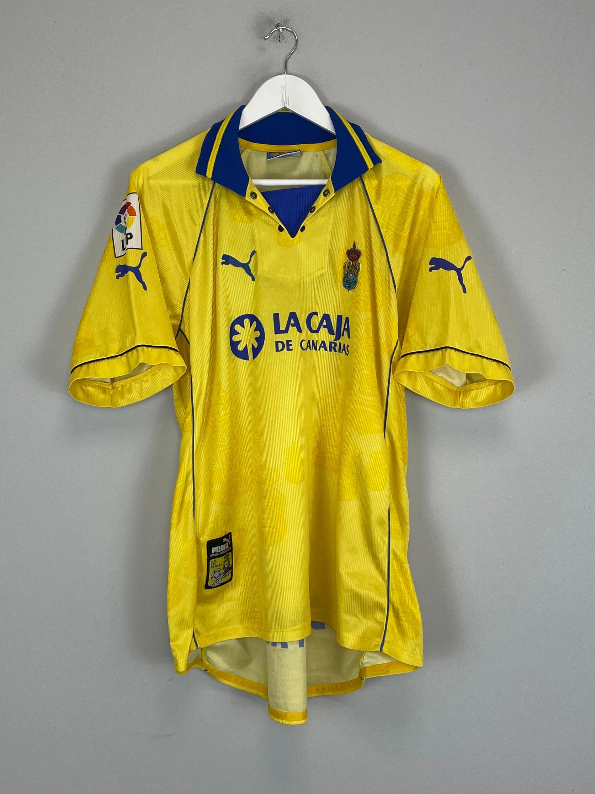 1997/98 LAS PALMAS HOME SHIRT (XL) PUMA Open Weave