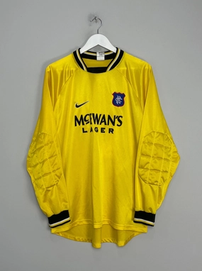 Athletic Performance Enhancement Lightweight Design 1997/98 RANGERS GK SHIRT (L) NIKE