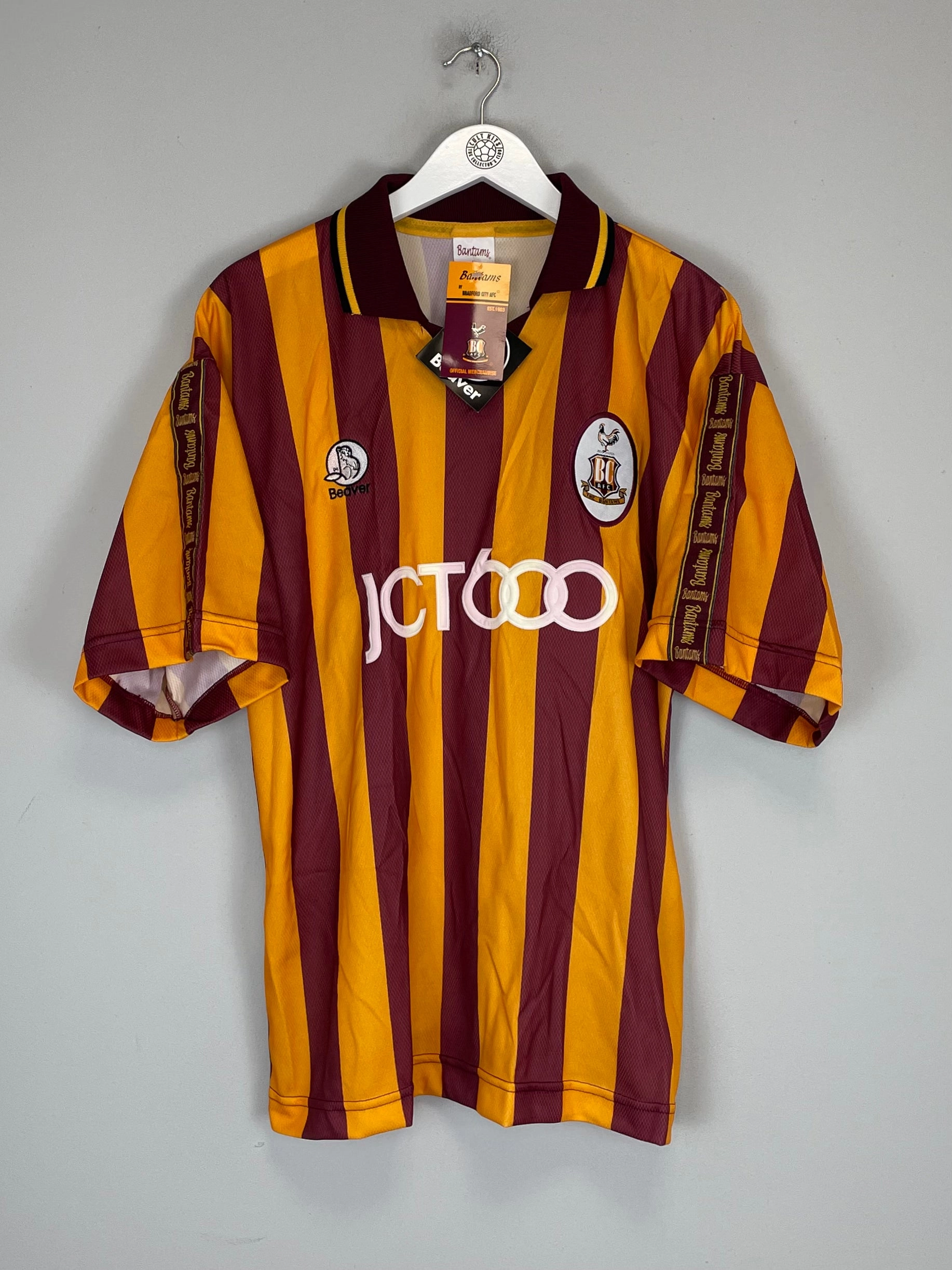 1997/99 BRADFORD CITY *BNWT* HOME SHIRT (L) BEAVER Quick Action