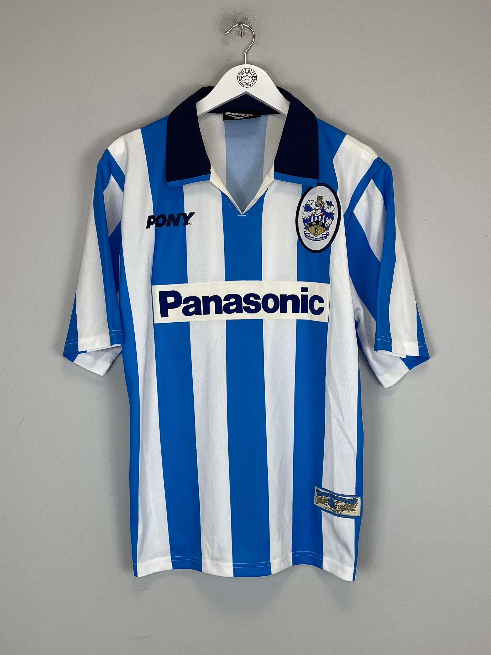 Anti Slip Hem Guard Unstructured Silhouette 1997/99 HUDDERSFIELD HOME SHIRT (L) PONY