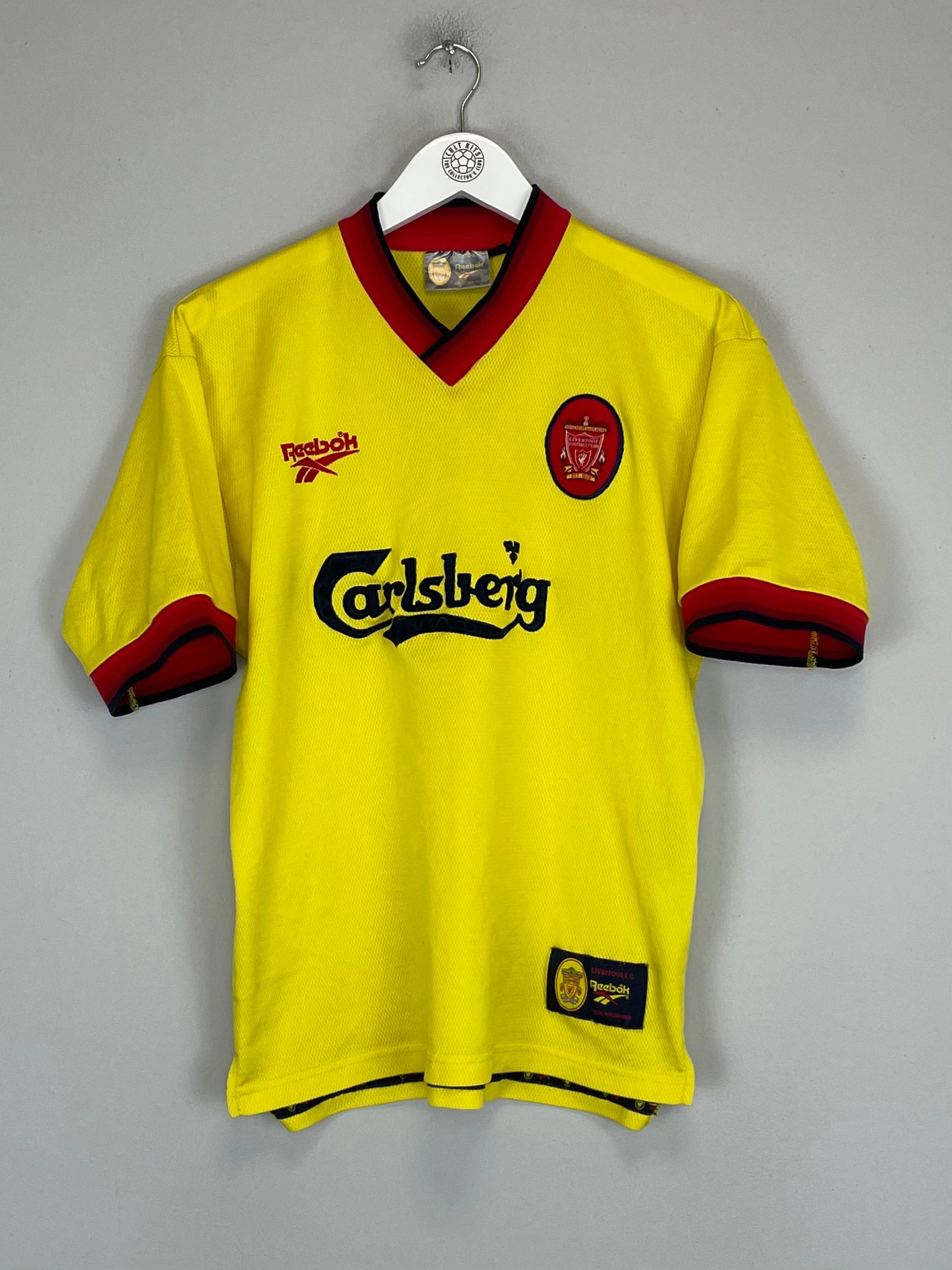 Non Chafe Seams 1997/99 LIVERPOOL AWAY SHIRT (S) REEBOK