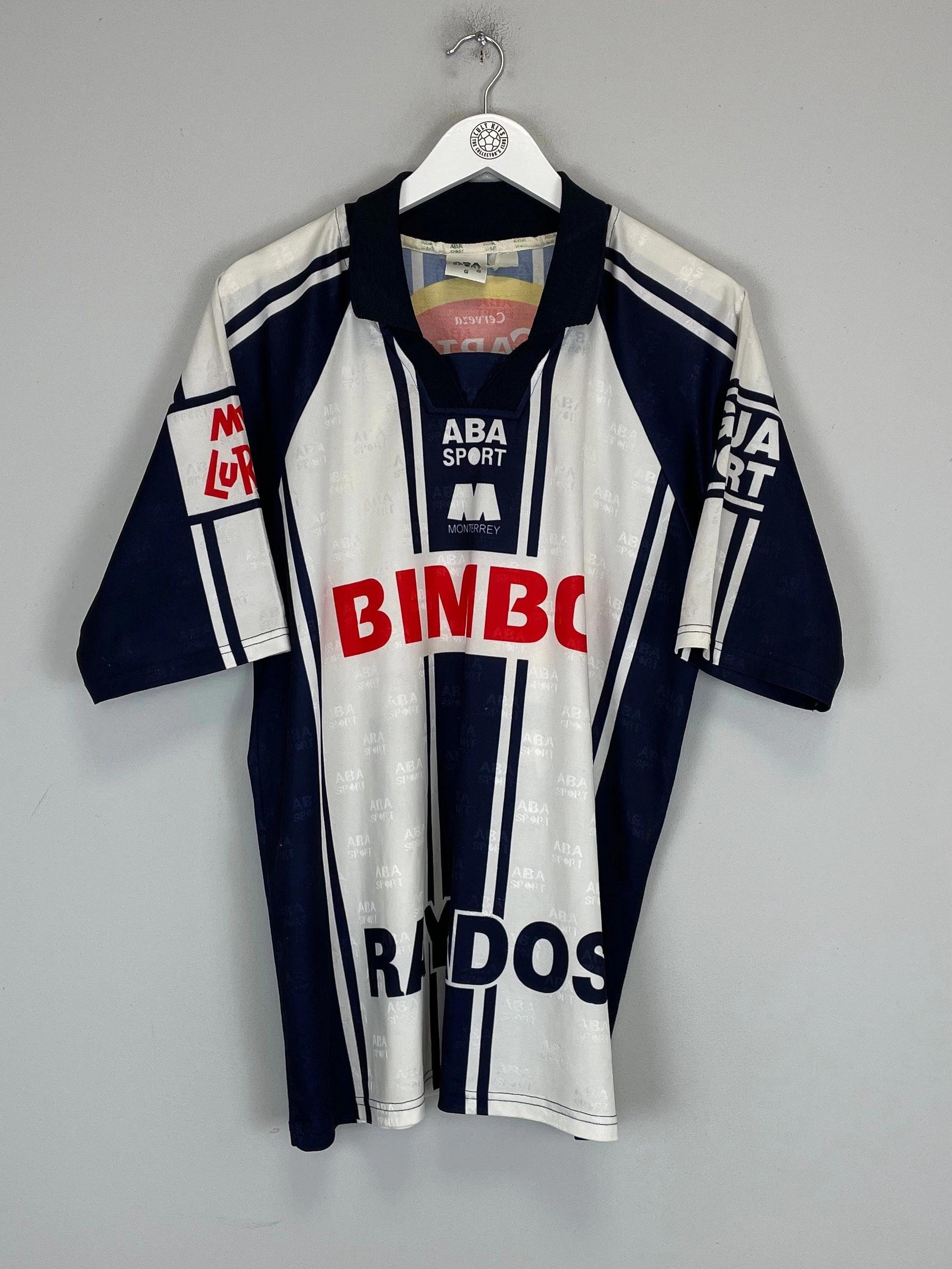 1997/99 MONTERREY HOME SHIRT (L) ABA SPORT slim cut