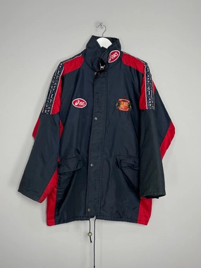 1997/99 SUNDERLAND BENCH COAT (S/M) ASICS ThermalRegulating Technology