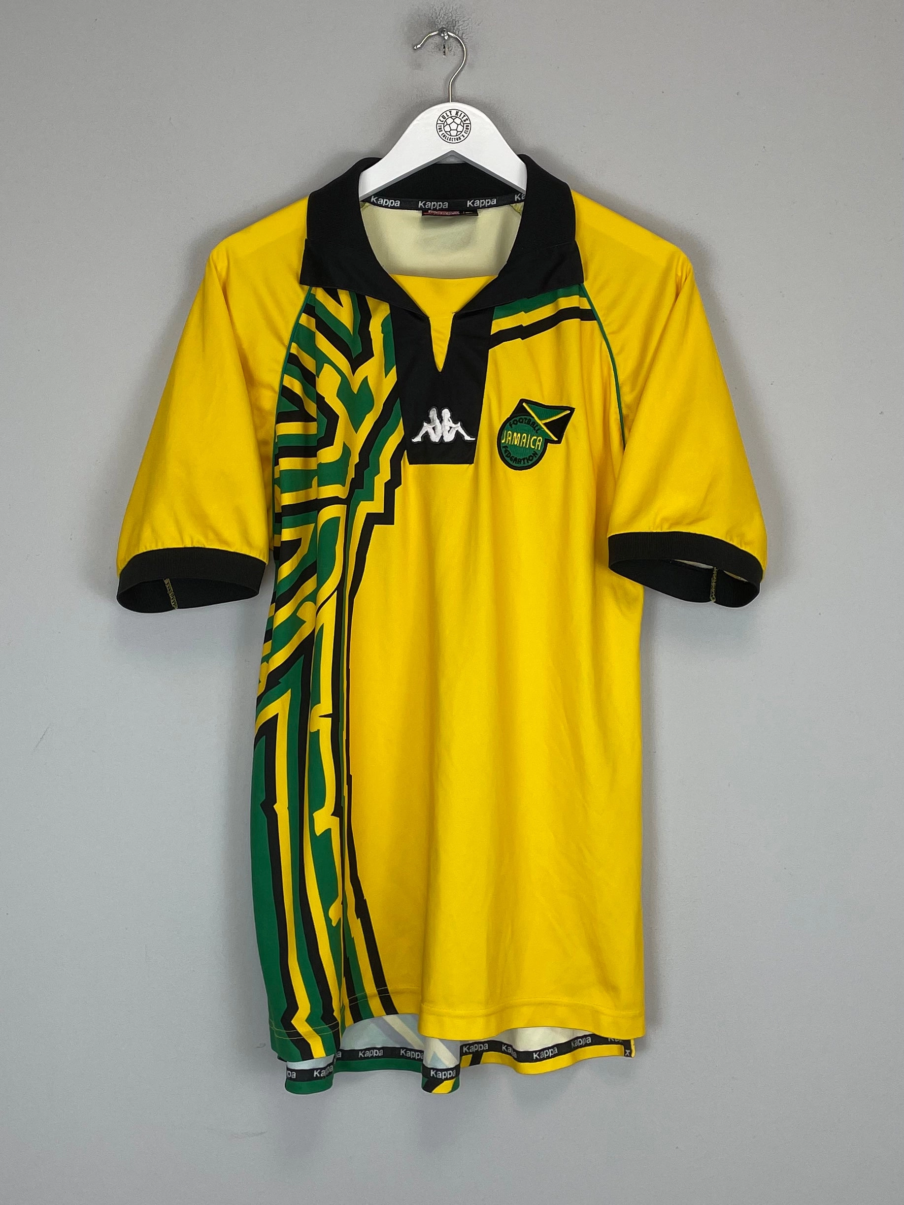 Odor Control Treatment Breathable Material 1998/00 JAMAICA HOME SHIRT (XL) KAPPA