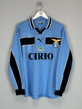 Strong Lines 1998/00 LAZIO #9 L/S HOME SHIRT (M) PUMA
