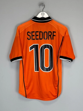 Ultra Smooth Flat Seams 1998/00 NETHERLANDS SEEDORF #10 HOME SHIRT (S) NIKE