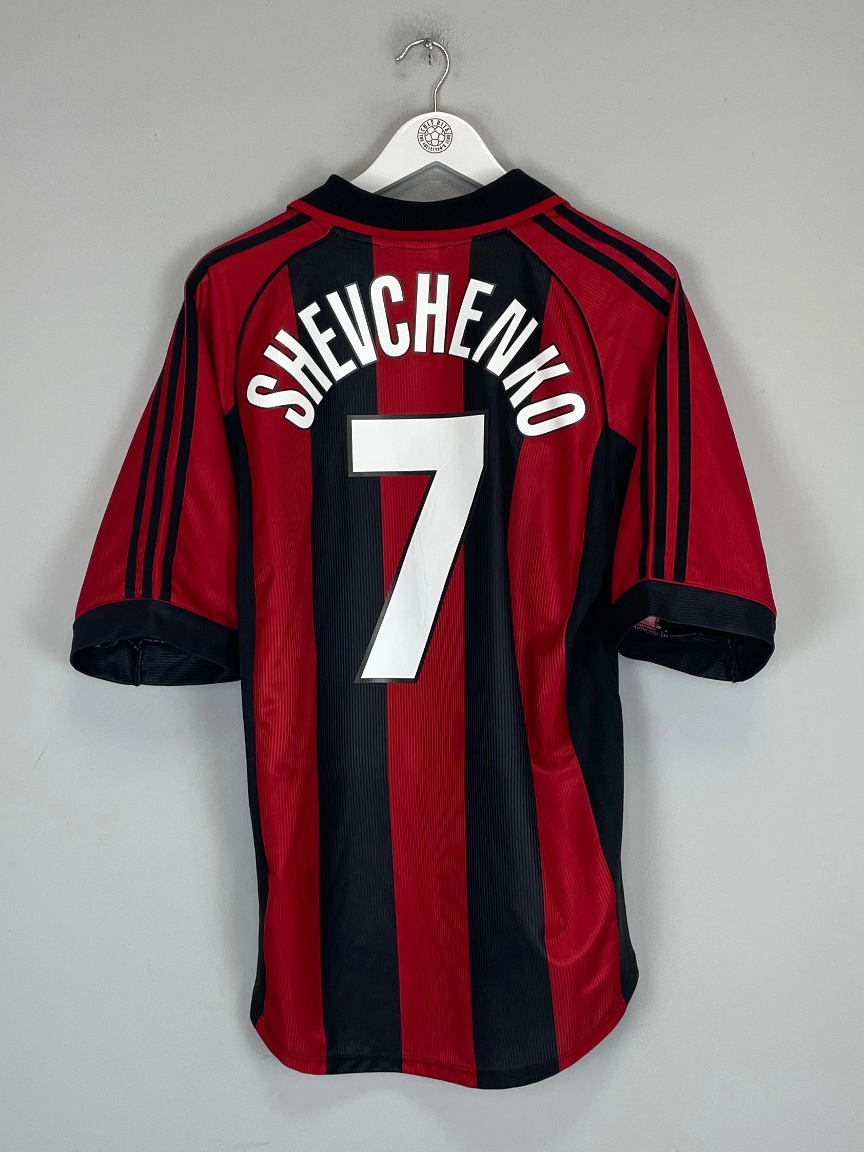 1998/99 AC MILAN SHEVCHENKO #7 HOME SHIRT (M) ADIDAS Layered Insulation System