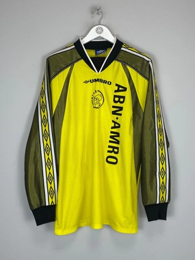 Grid Texture Fabric 1998/99 AJAX GK SHIRT (L) UMBRO