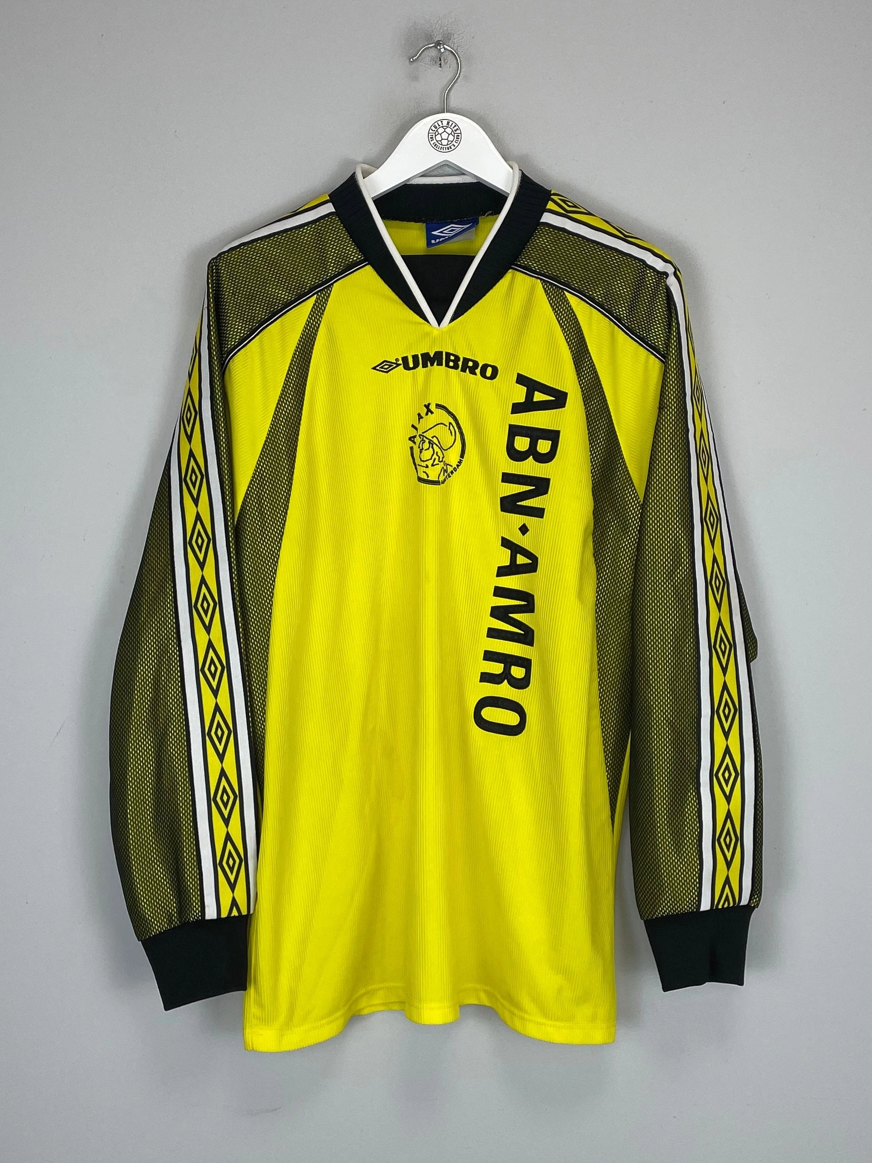 1998/99 AJAX GK SHIRT (L) UMBRO Low Bulk Construction