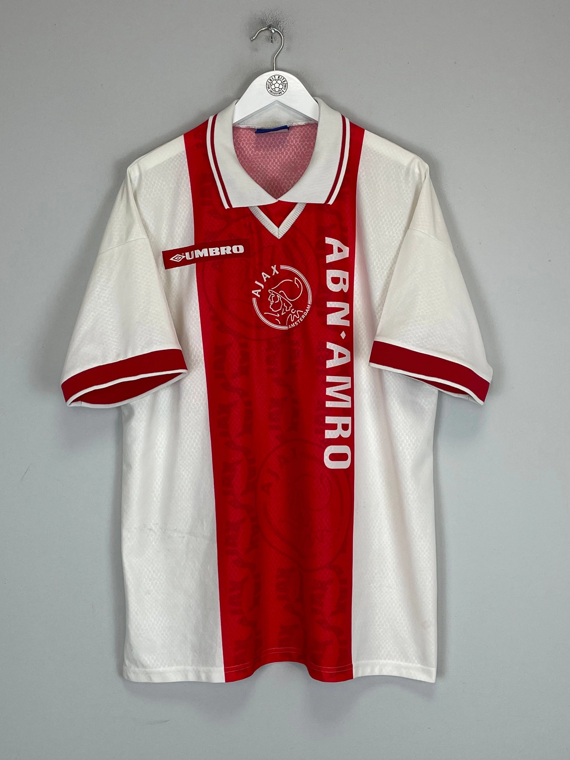Sweat Wicking Essential Fit 1998/99 AJAX HOME SHIRT (XL) UMBRO