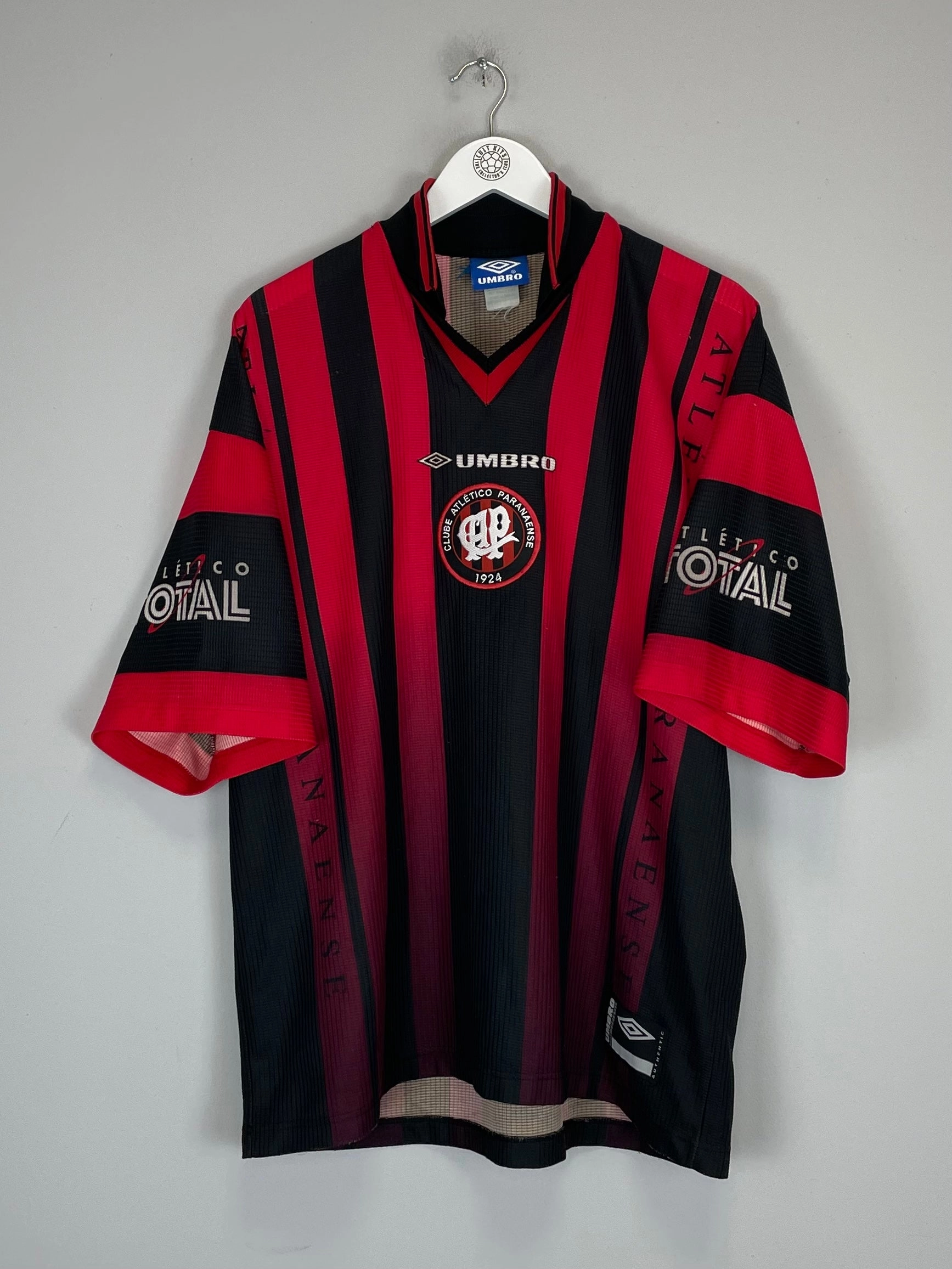 1998/99 ATLETICO PARANAENSE #10 HOME SHIRT (XL) UMBRO Minimal Design