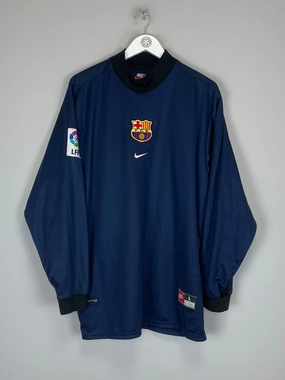 1998/99 BARCELONA GK SHIRT (L) NIKE Technical Build Weekend League