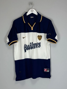 1998/99 BOCA JUNIORS #10 AWAY SHIRT (S) NIKE Vivid Pattern Urban Fit