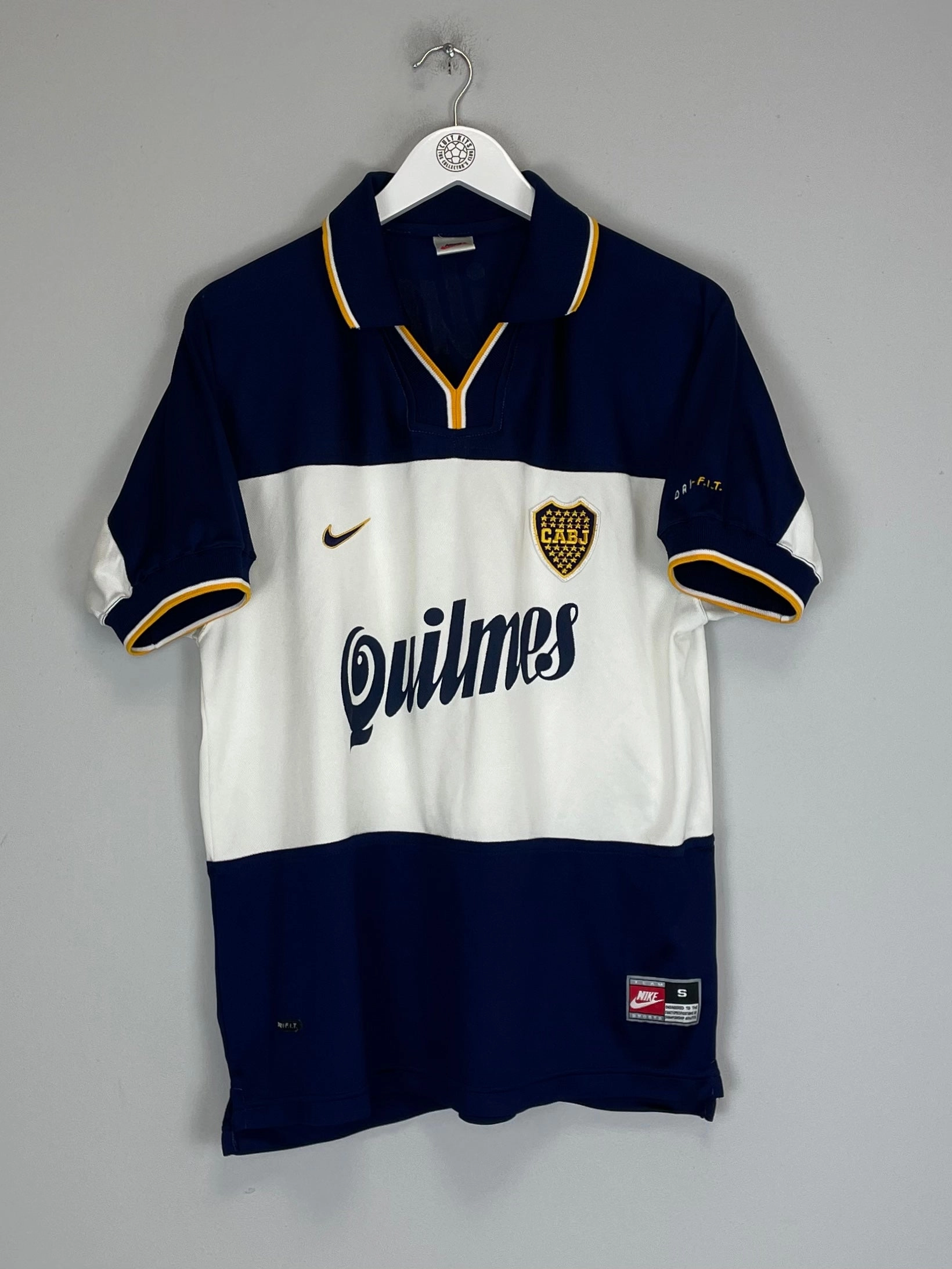 1998/99 BOCA JUNIORS #10 AWAY SHIRT (S) NIKE Vivid Pattern Urban Fit