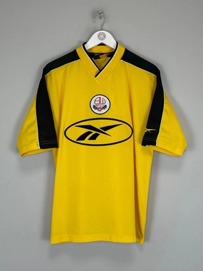 Quick Evaporation Knit 1998/99 BOLTON WANDERERS AWAY SHIRT (M) REEBOK