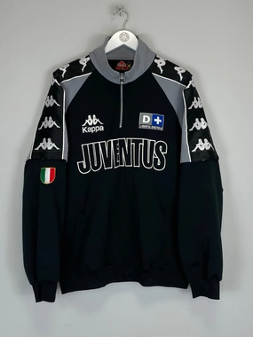 AntiPillingTechnology 1998/99 JUVENTUS 1/4 ZIP TRACK JACKET (XL) KAPPA