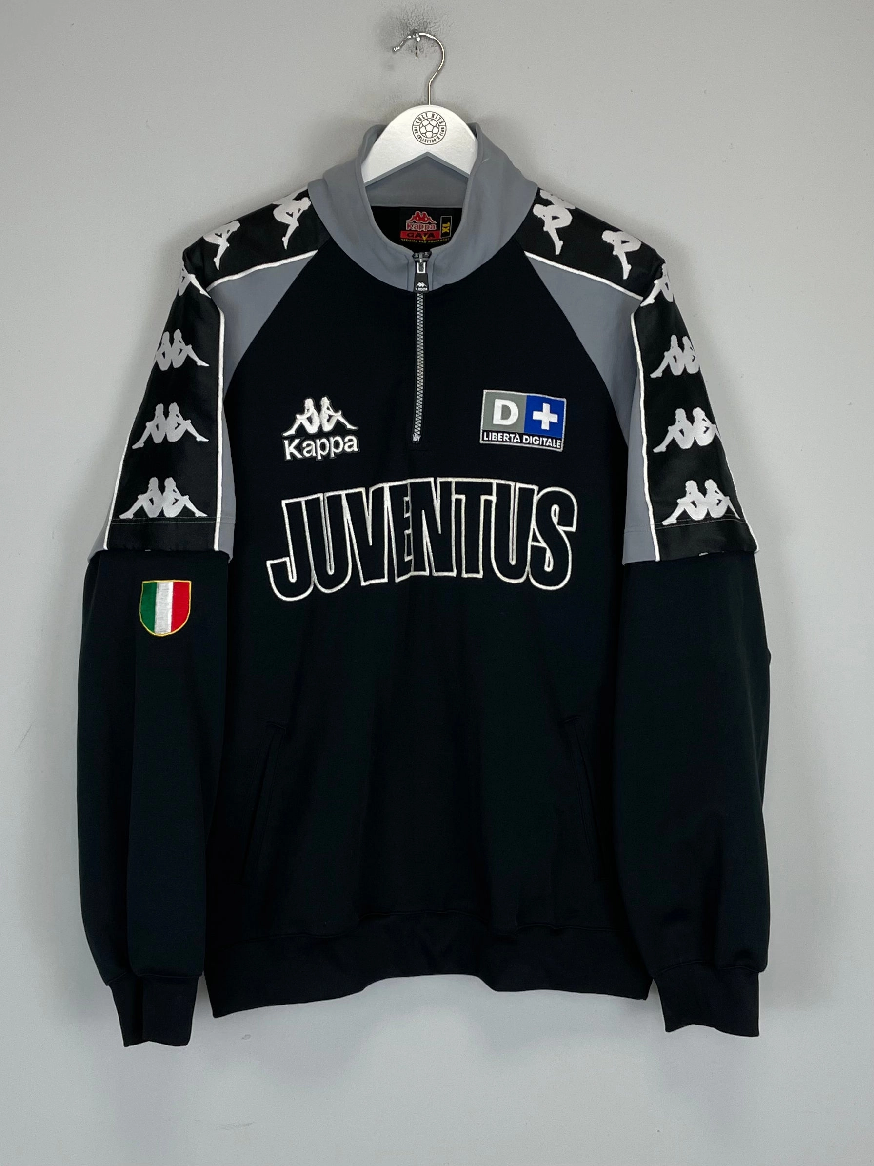 1998/99 JUVENTUS 1/4 ZIP TRACK JACKET (XL) KAPPA Comfortable Layers