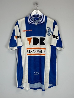 1998/99 KAA GENT #13 HOME SHIRT (XL) UMBRO Snag Resistant Knit Tagless Design