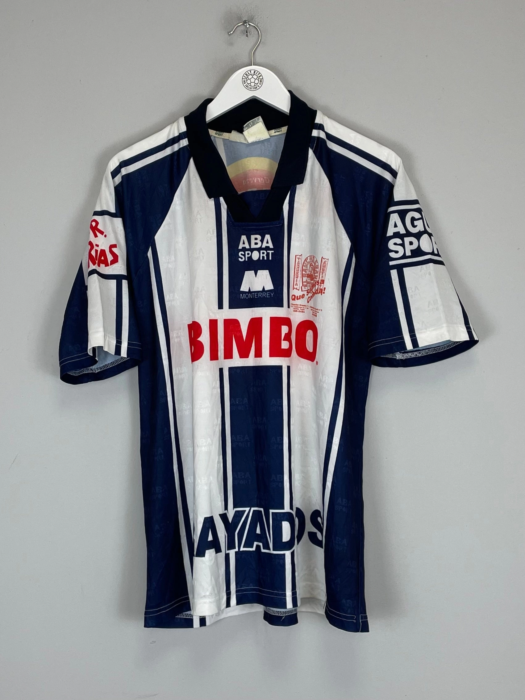 1998/99 MONTERREY #3 HOME SHIRT (L) ABA SPORT Form Fit Total Ease