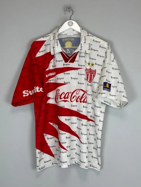 Unisex Fit Reinforced Hemlines 1998/99 NECAXA AWAY SHIRT (XL) UMBRO