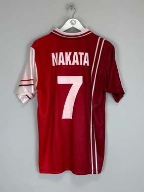 1998/99 PERUGIA NAKATA #7 HOME SHIRT (L) GALEX Comfortable Layers Breathable fabric