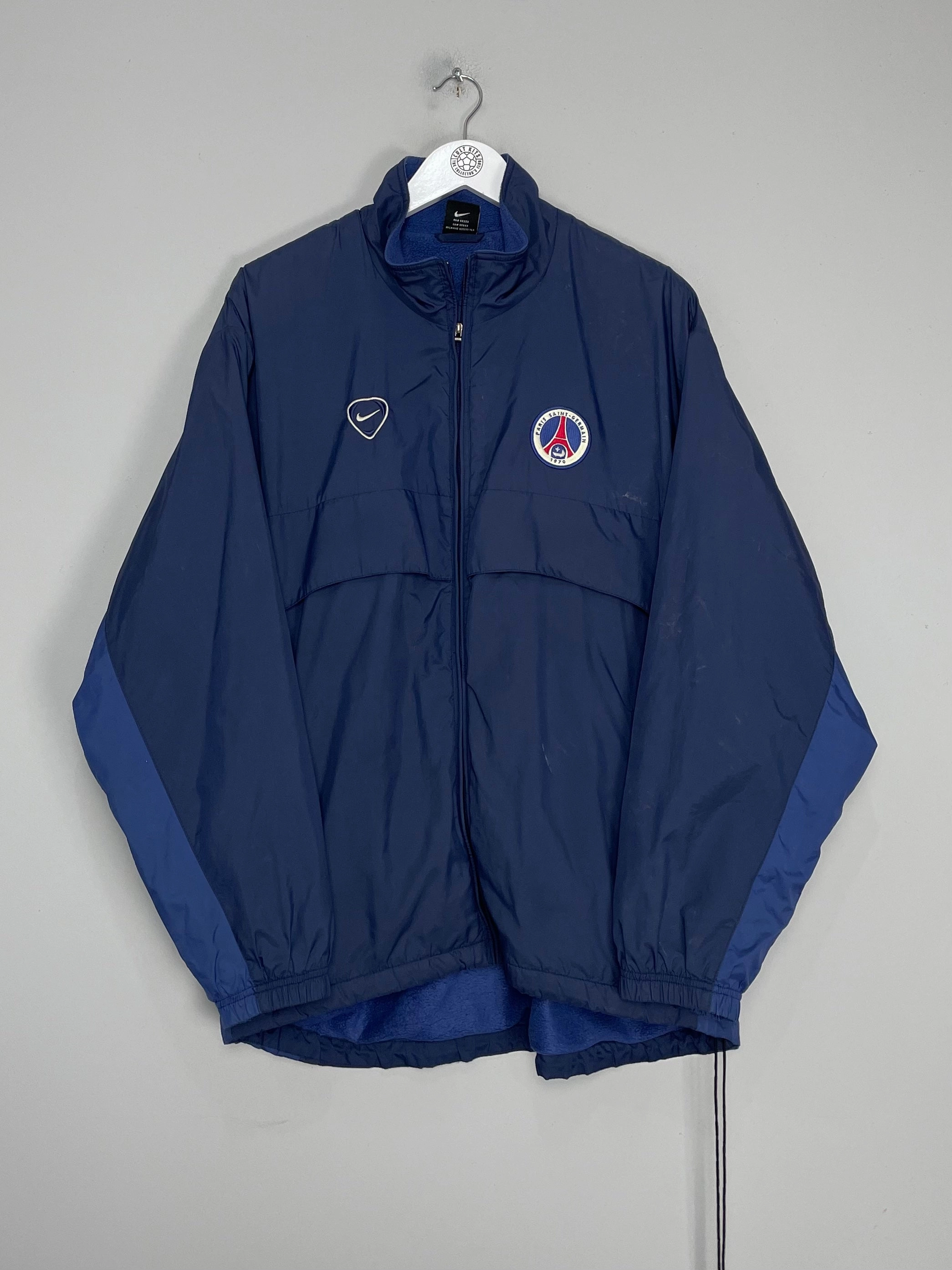 1998/99 PSG FLEECE LINED COAT (M) NIKE stretchability self-care