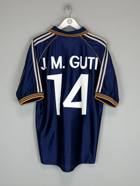 1998/99 REAL MADRID J.M GUTI #14 THIRD SHIRT (L) ADIDAS Move Support
