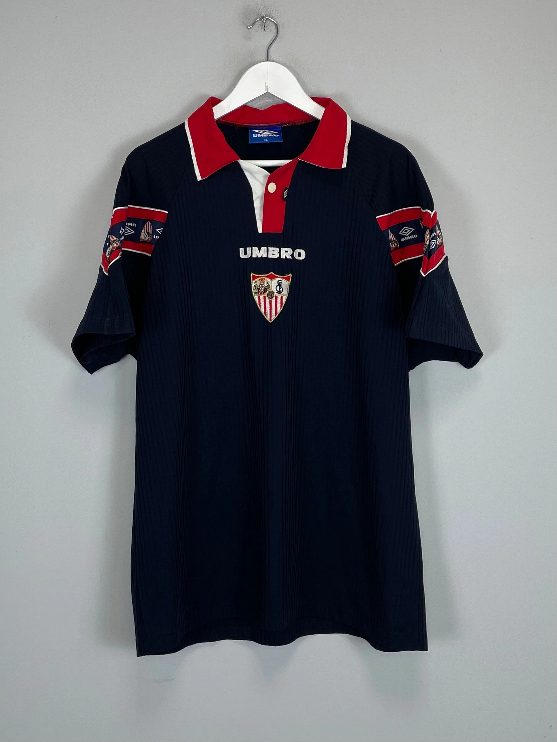 Relaxed Performance Fade Resistant Dyeing 1998/99 SEVILLA THIRD SHIRT (XL) UMBRO