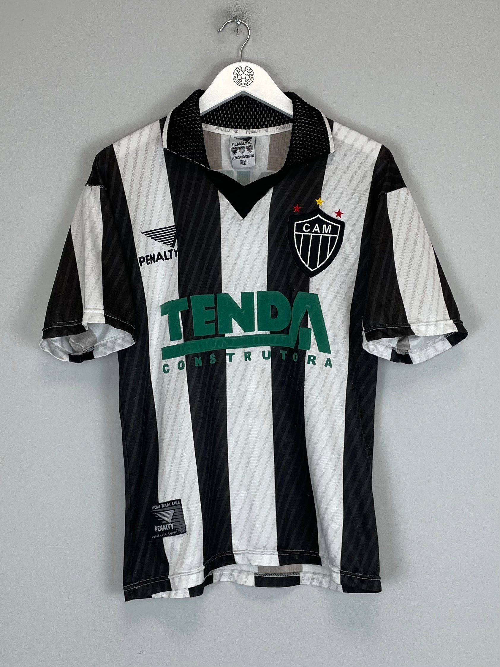 1998 ATLETICO MINEIRO #9 HOME SHIRT (M) PENALTY Stretchable Knit Material Ultra Comfort