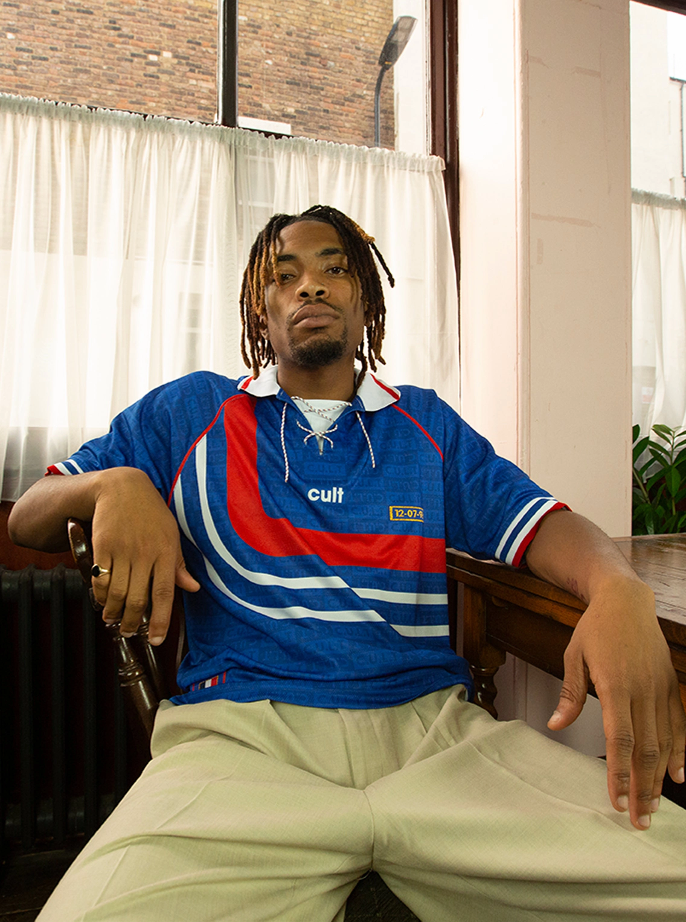 1998 LES BLEUS HOME SHIRT 'FRANCE' (MULTIPLE SIZES) DREAMERS Raglan sleeves