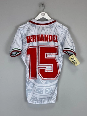 Eco Friendly Dye Process 1998 MEXICO HERNANDEZ #15 *REISSUE* BNWT AWAY SHIRT (S) ABA SPORT