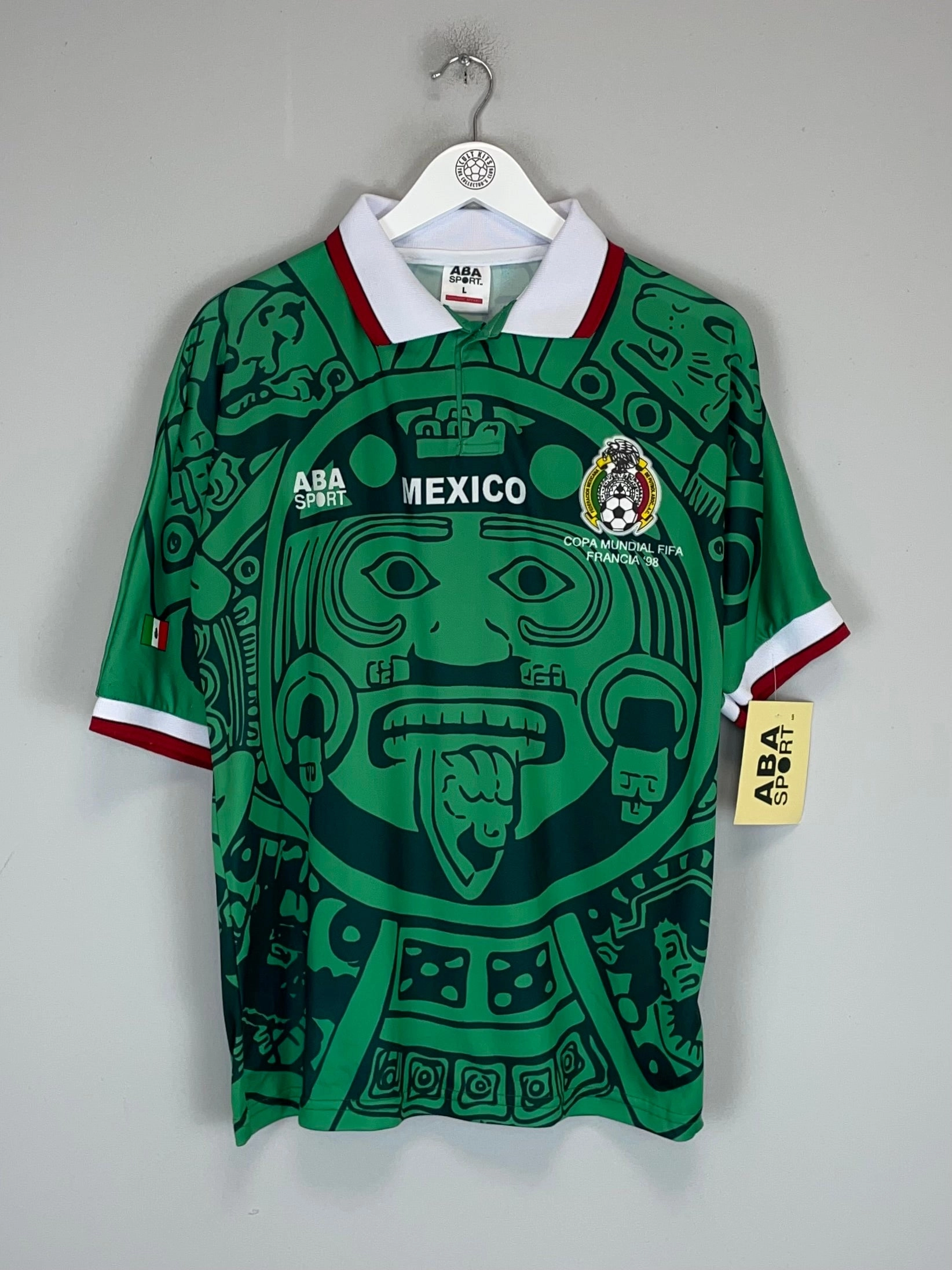1998 Mexico *Reissue* World Cup Edition Home (Multiple) ABA Sport Static Resistant Fabric Quick Flex