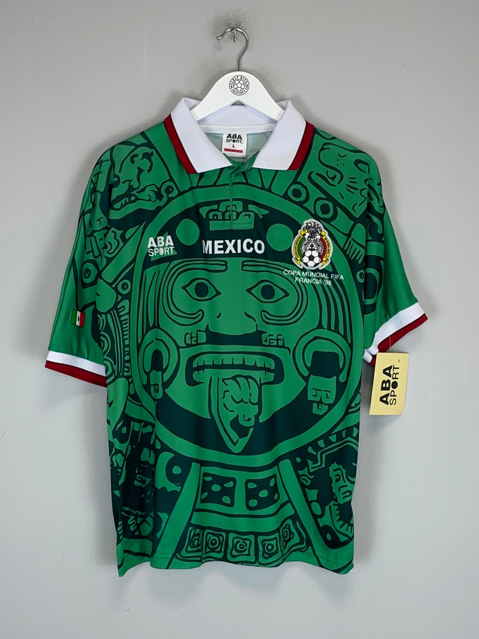 Ventilated Mesh Panel Timeless Design 1998 Mexico *Reissue* World Cup Edition Home (Multiple) ABA Sport
