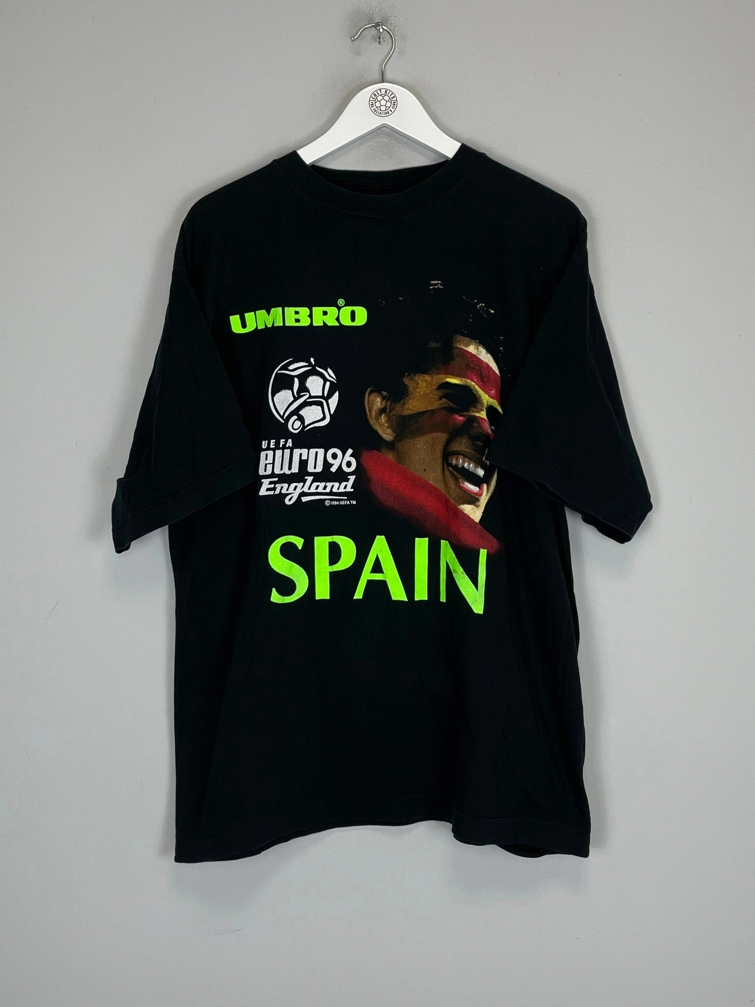 Training Flex Flexible Cuff Technology 1998 SPAIN FRANCE WORLD CUP T-SHIRT (XL) UMBRO