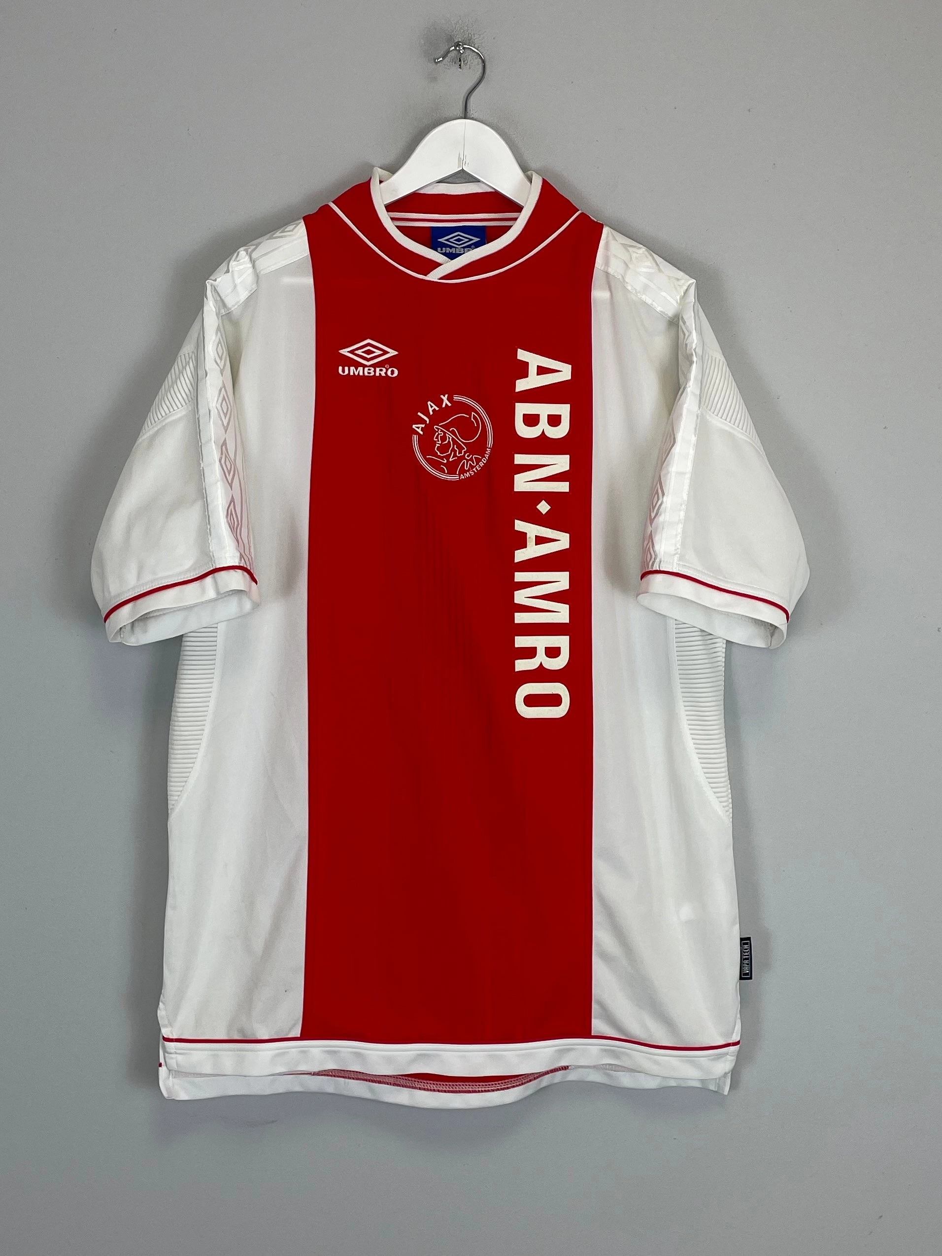 1999/00 AJAX HOME SHIRT (XL) UMBRO Lightweight Layering