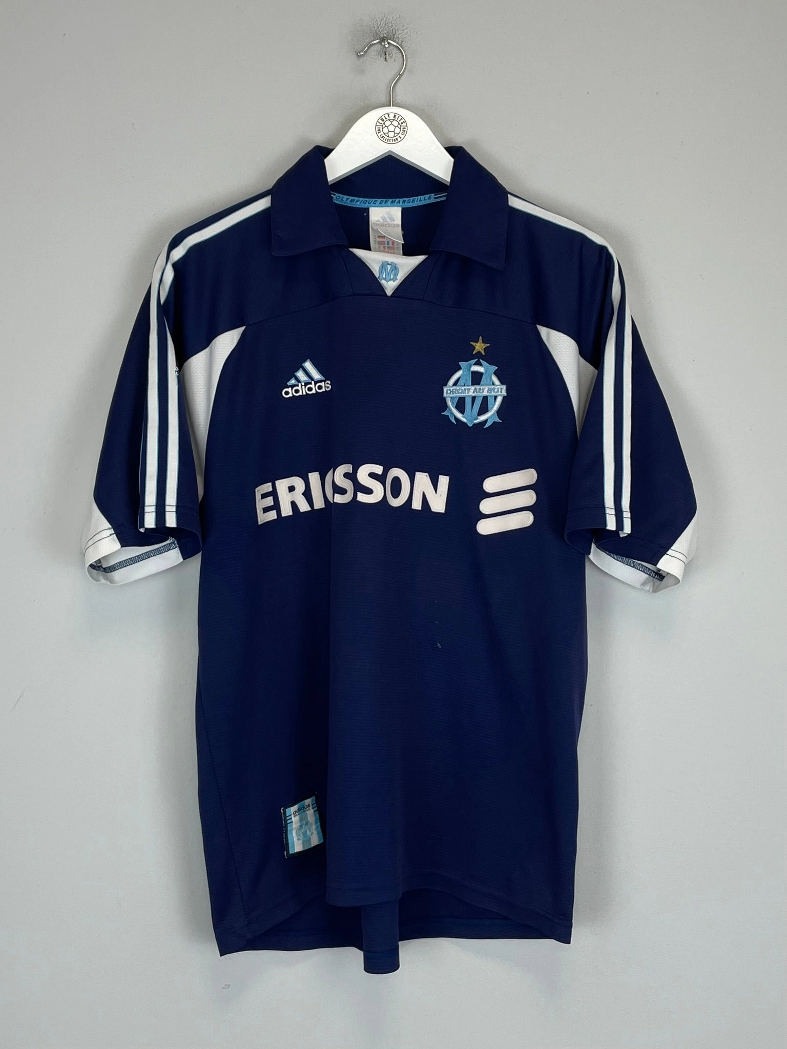 Comfortable Gear Any Activity 1999/00 MARSEILLE AWAY SHIRT (M) ADIDAS