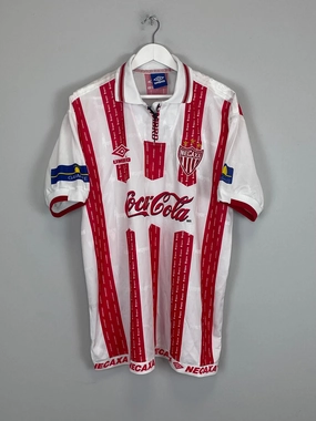 1999/00 NECAXA HOME SHIRT (XL) UMBRO Athletic Silhouette