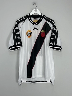 Seam Free Underarm Venting Hygroscopic Yarn 1999/00 VASCO DA GAMA #10 (EDMUNDO) AWAY SHIRT (L) KAPPA