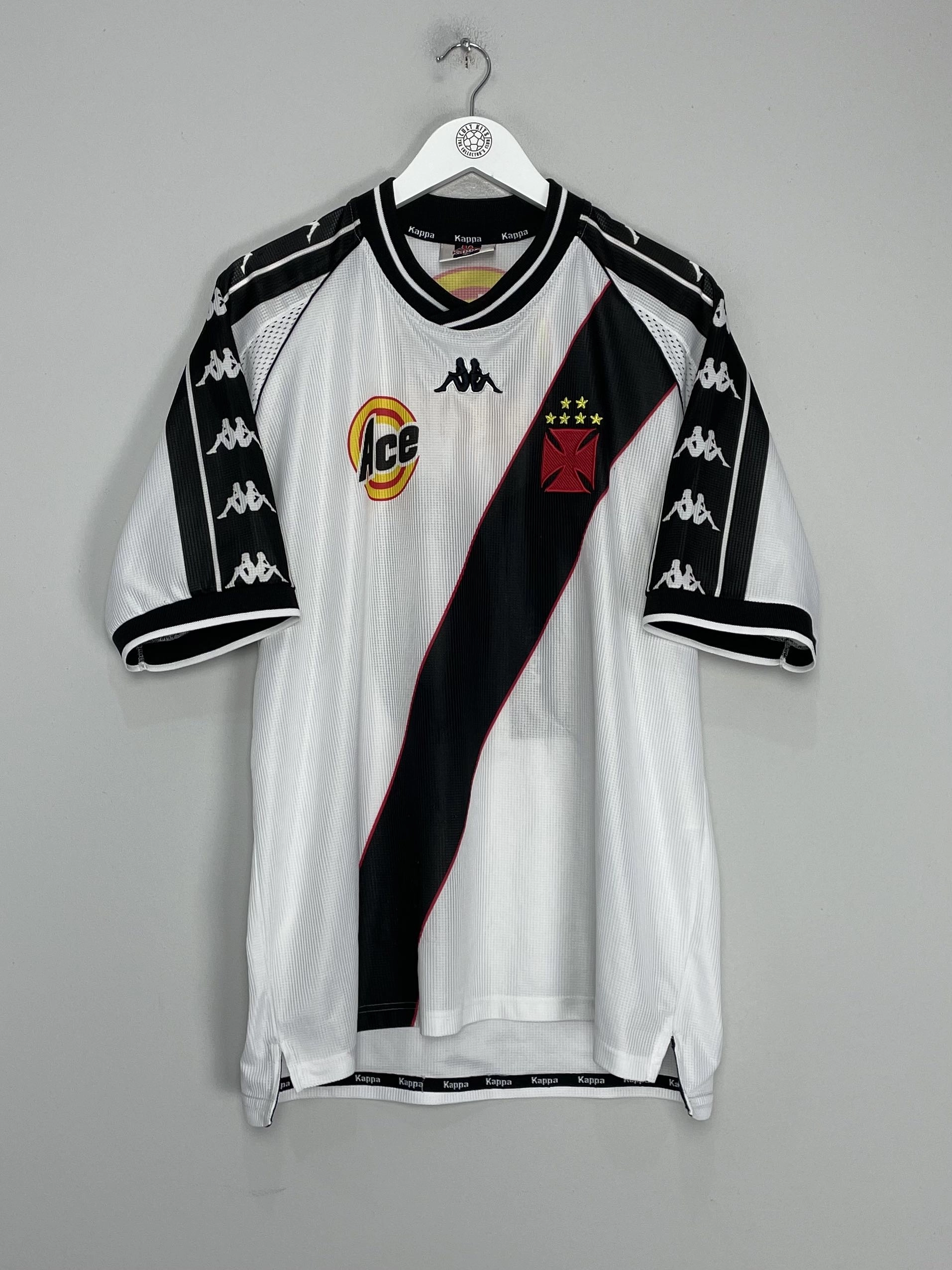 1999/00 VASCO DA GAMA #10 (EDMUNDO) AWAY SHIRT (L) KAPPA Ready To Move Street Fit