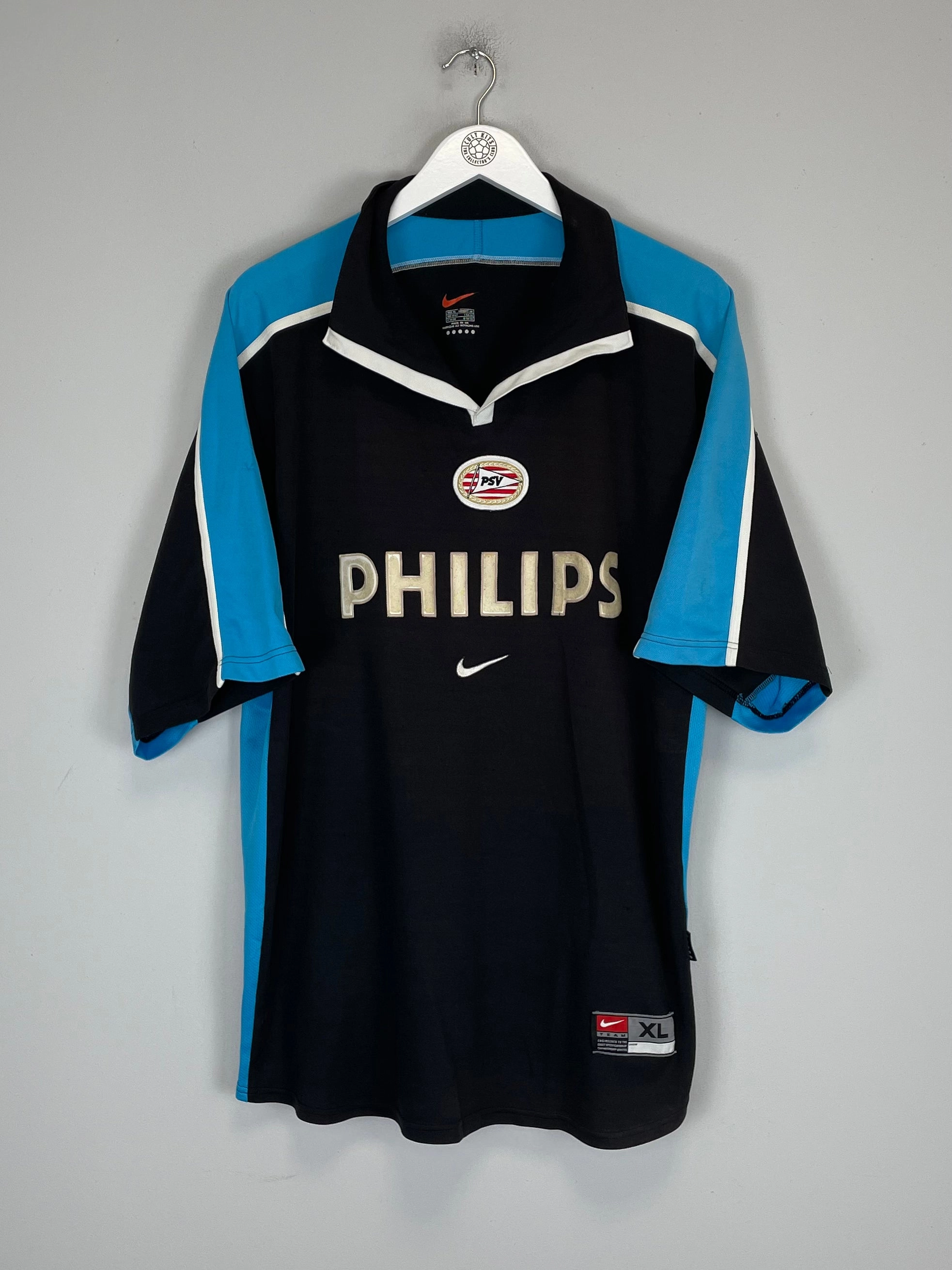 1999/01 PSV AWAY SHIRT (XL) NIKE Dynamic Movement Adaptation Motion Friendly