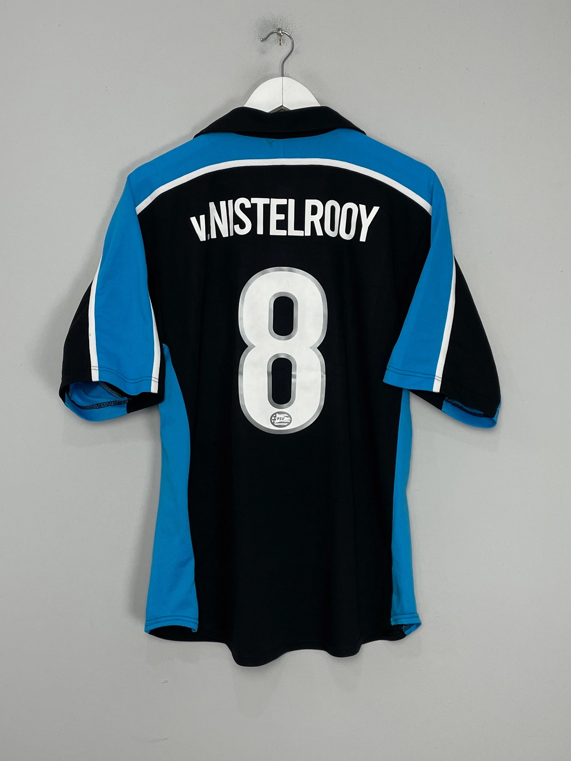 Casual Style Bold Lettering 1999/01 PSV V.NISTELROOY #8 AWAY SHIRT (M) NIKE