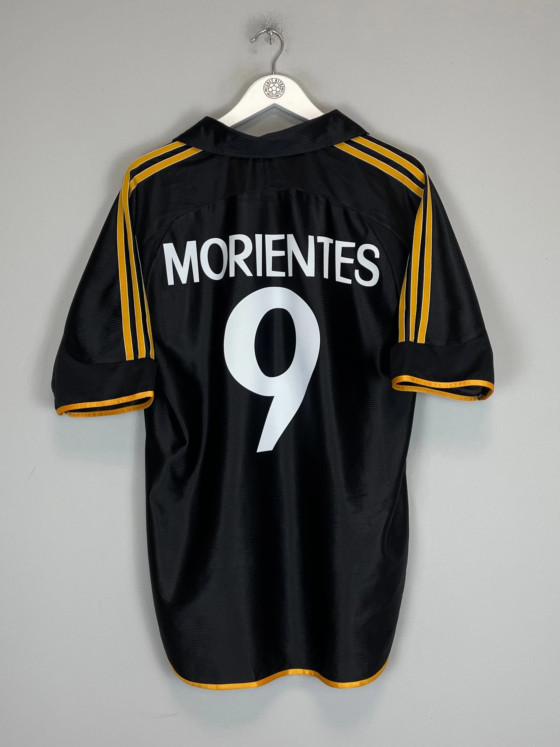 Sport Performance 1999/01 REAL MADRID MORIENTES #9 AWAY SHIRT (M) ADIDAS