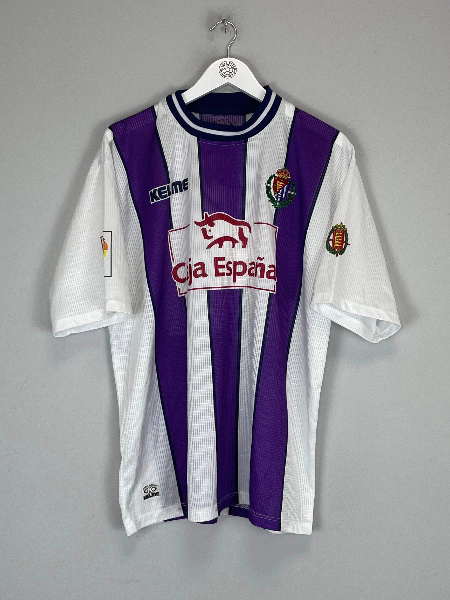 1999/01 REAL VALLADOLID HOME SHIRT (XL) KELME Move Easy
