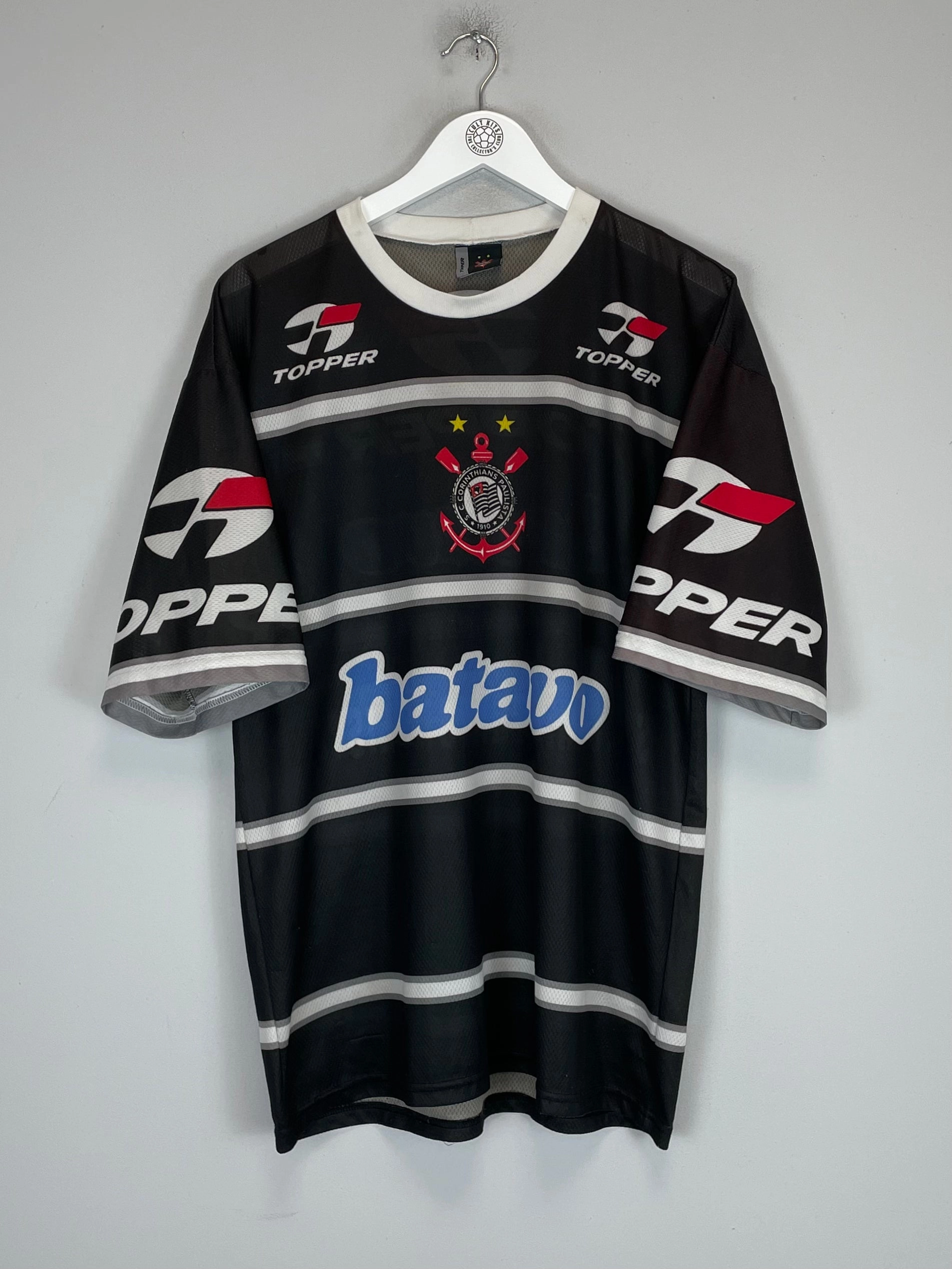 1999 CORINTHIANS TRAINING SHIRT (L) TOPPER Quick Evaporate Technology