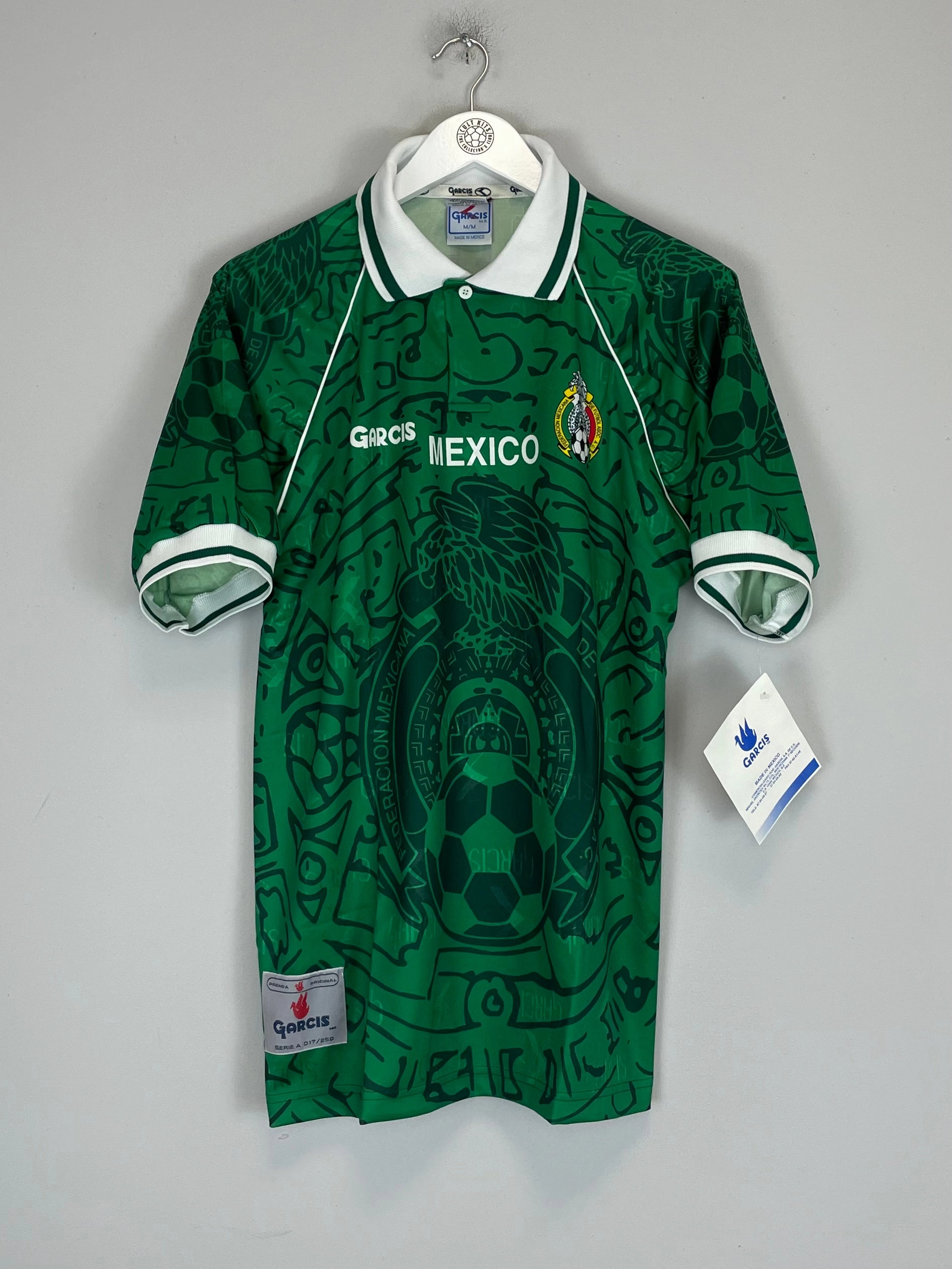 Reflective Detail Performance Fit 1999 MEXICO *BNWT* HOME SHIRT (M) GARCIS