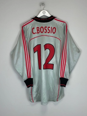 2000/01 BENFICA C.BOSSIO #12 GK SHIRT (M) ADIDAS Anti Static Finish