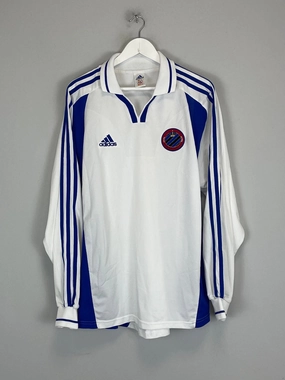 Simple Aesthetic Casual Style 2000/01 CLUB BRUGGE *PLAYER ISSUE* AWAY SHIRT (XL) ADIDAS