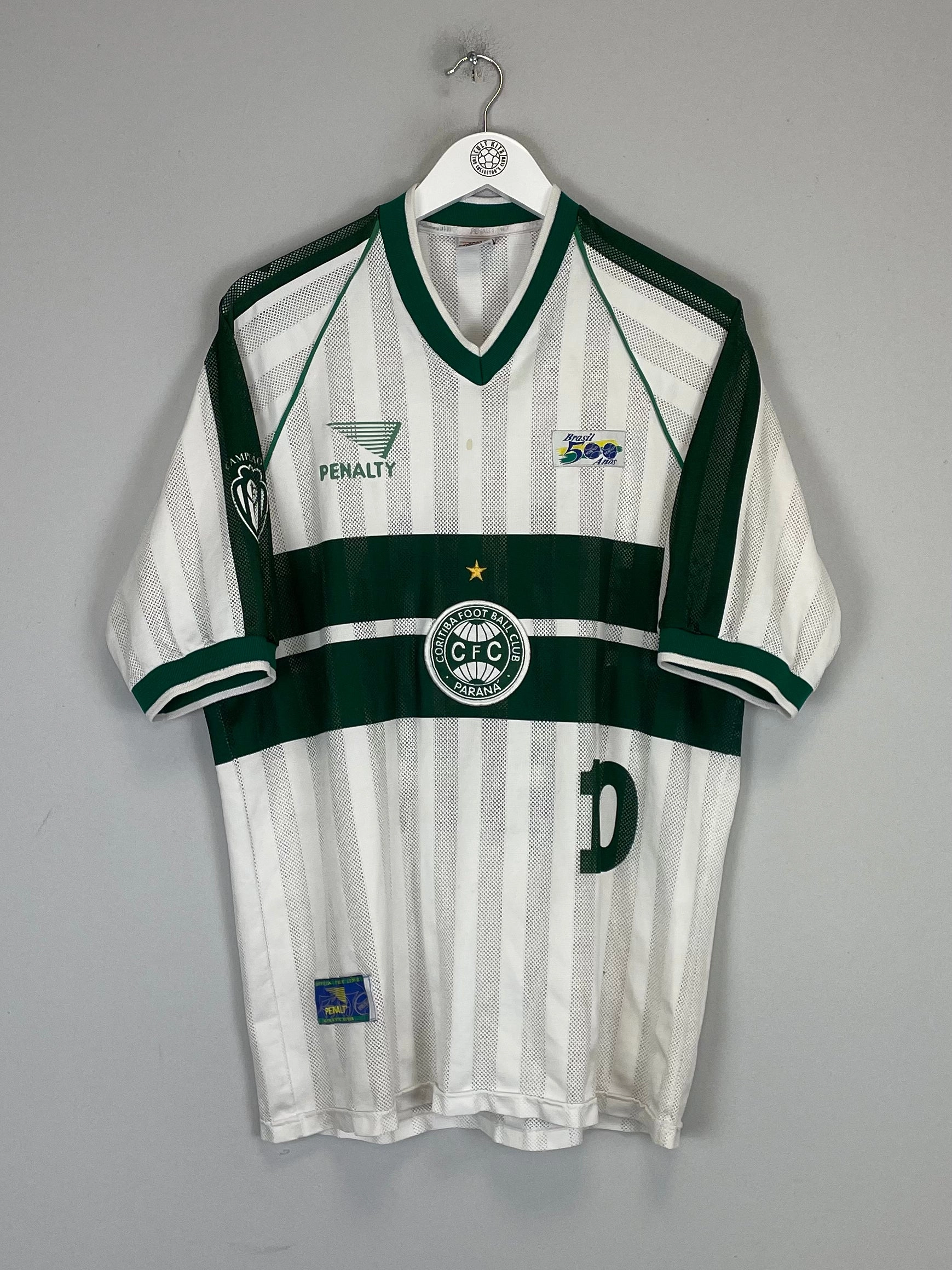 2000/01 CORITIBA #10 HOME SHIRT (XL) PENALTY Urban Street High Compression Knit